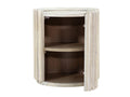 Oasis 1 Door Side Table in Calgary with Front view opened