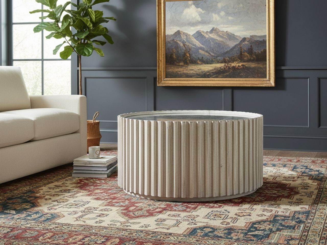 Oasis Round Coffee Table in Calgary 