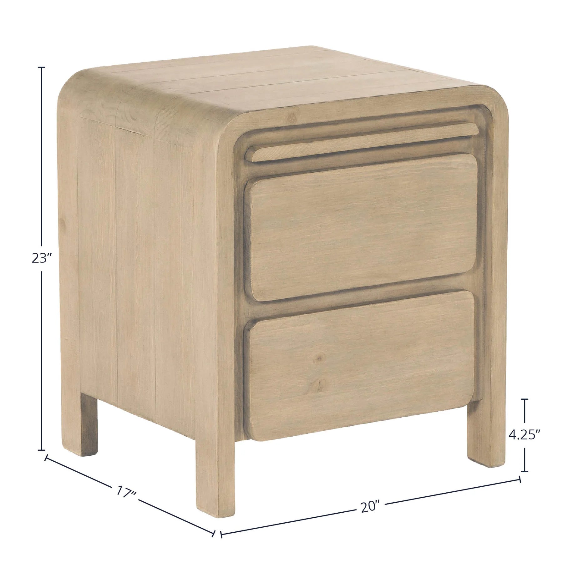 OPERA 6 DRAWER DRESSER - SCRUBBED TEAK - Calgary Furniture Store
