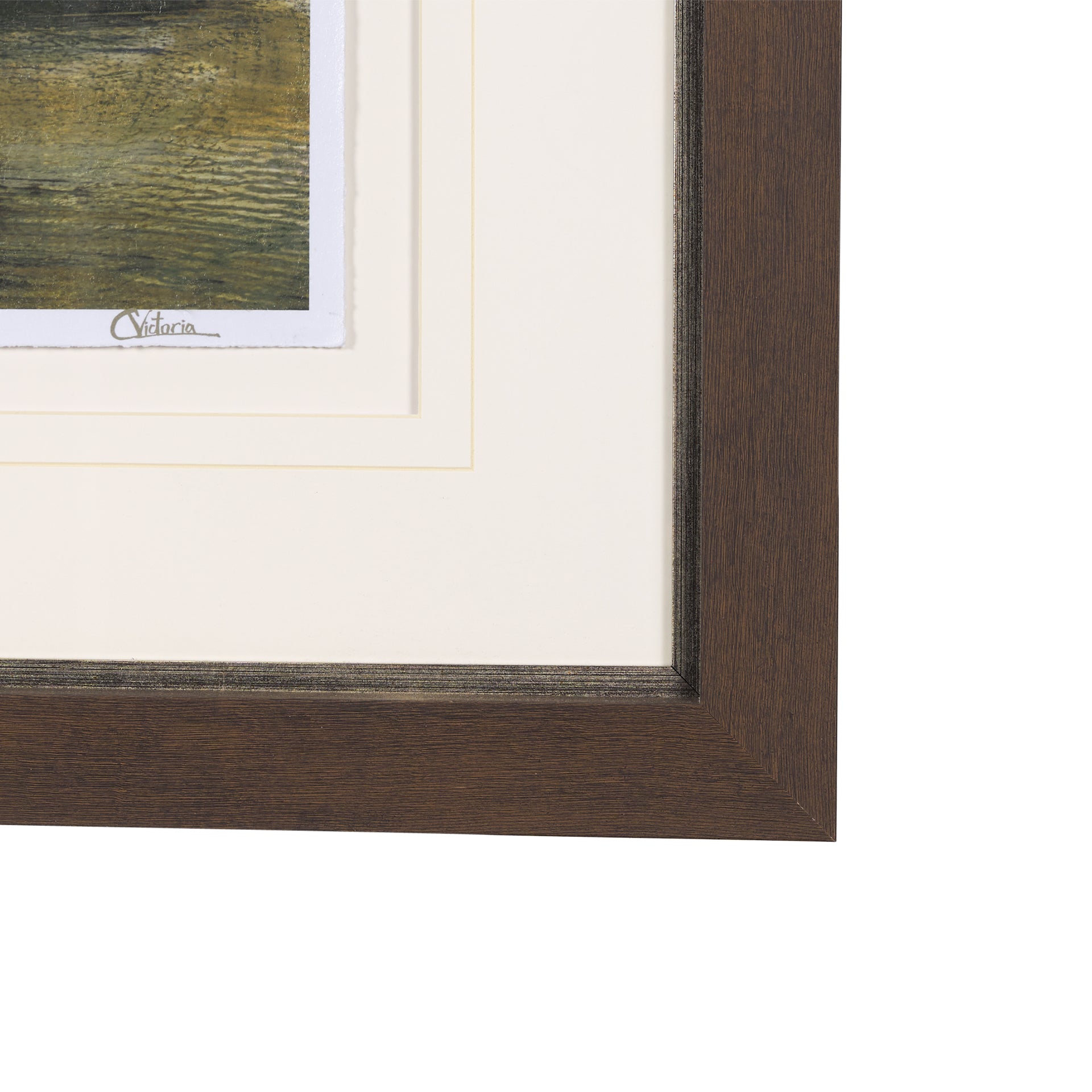 Secret Garden-L by Mercana Studio a Hand Embellished Textured Framed Art Print Matted under Glass - Calgary Furniture Store