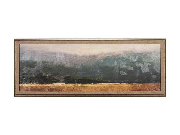 Haze Landscape by Mercana Studio a Hand Embellished Textured Framed Art Print - Calgary Furniture Store