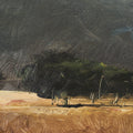 Haze Landscape by Mercana Studio a Hand Embellished Textured Framed Art Print - Calgary Furniture Store