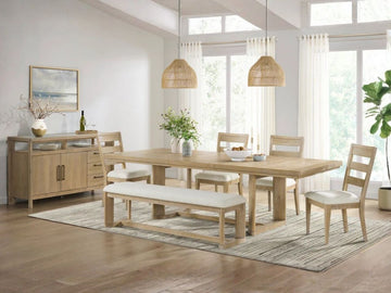 Pacific Grove Trestle Extension Dining Table in Calgary 