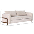 Parallel Modular Sofa PLL007 Upholstered Three-Seat Modern Living Room-dimensions