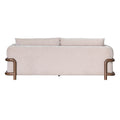 Parallel Modular Sofa PLL007 Upholstered Three-Seat Modern Living Room-Back view