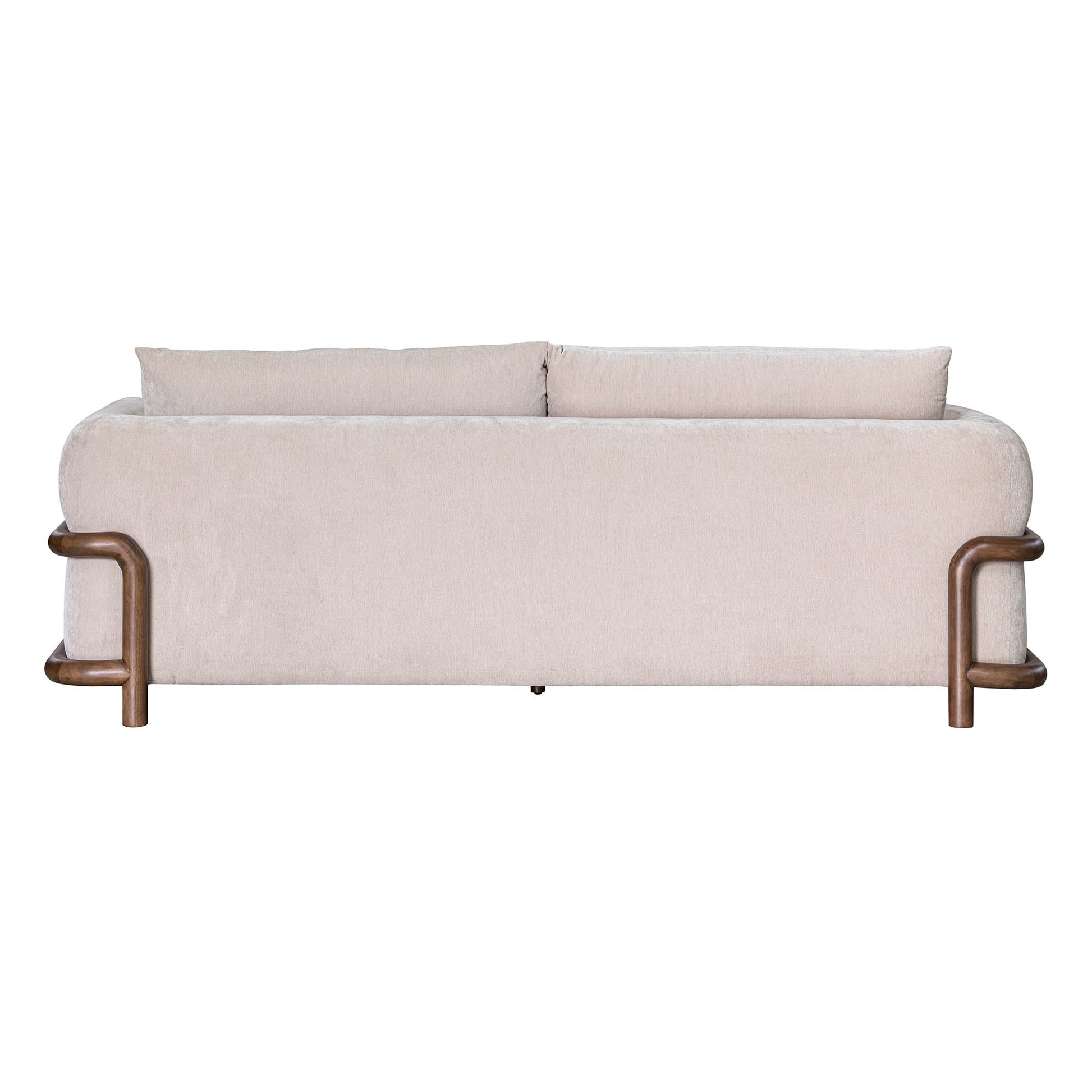 Parallel Modular Sofa PLL007 Upholstered Three-Seat Modern Living Room-Back view