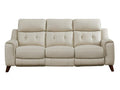 Paramount Leather Zero Gravity Power Reclining Sofa in a white background 