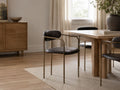 Parker Black Dining Chair in a dining room setting. 