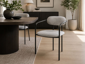 Parker Gray Dining Chair in a dining room setting. 