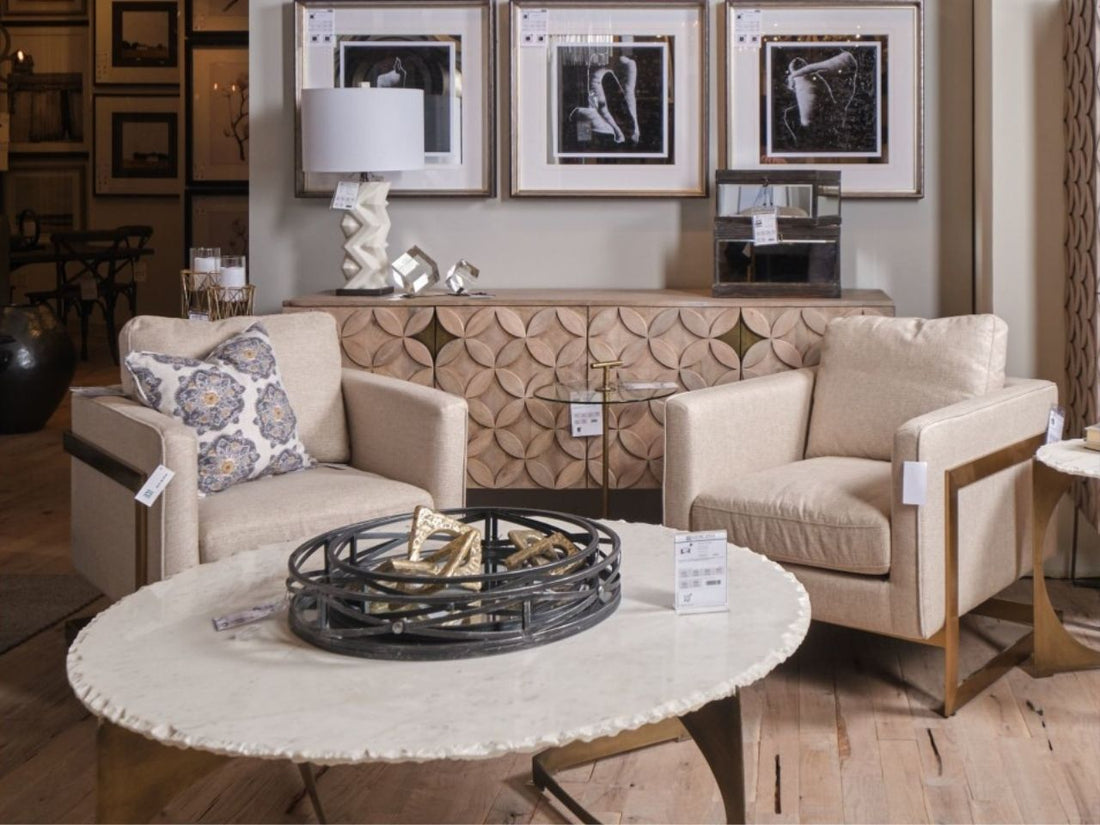 Reinhold White Coffee Table | Calgary Furniture Store