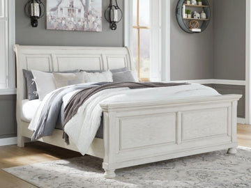 Robbinsdale Sleigh Bed-Storage Option - Calgary Furniture Store