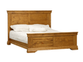 Rustique Sleigh King Bed Isolated Photo