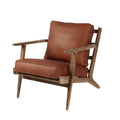 JUNIOR ARM CHAIR - SADDLE BROWN - Calgary Furniture Store