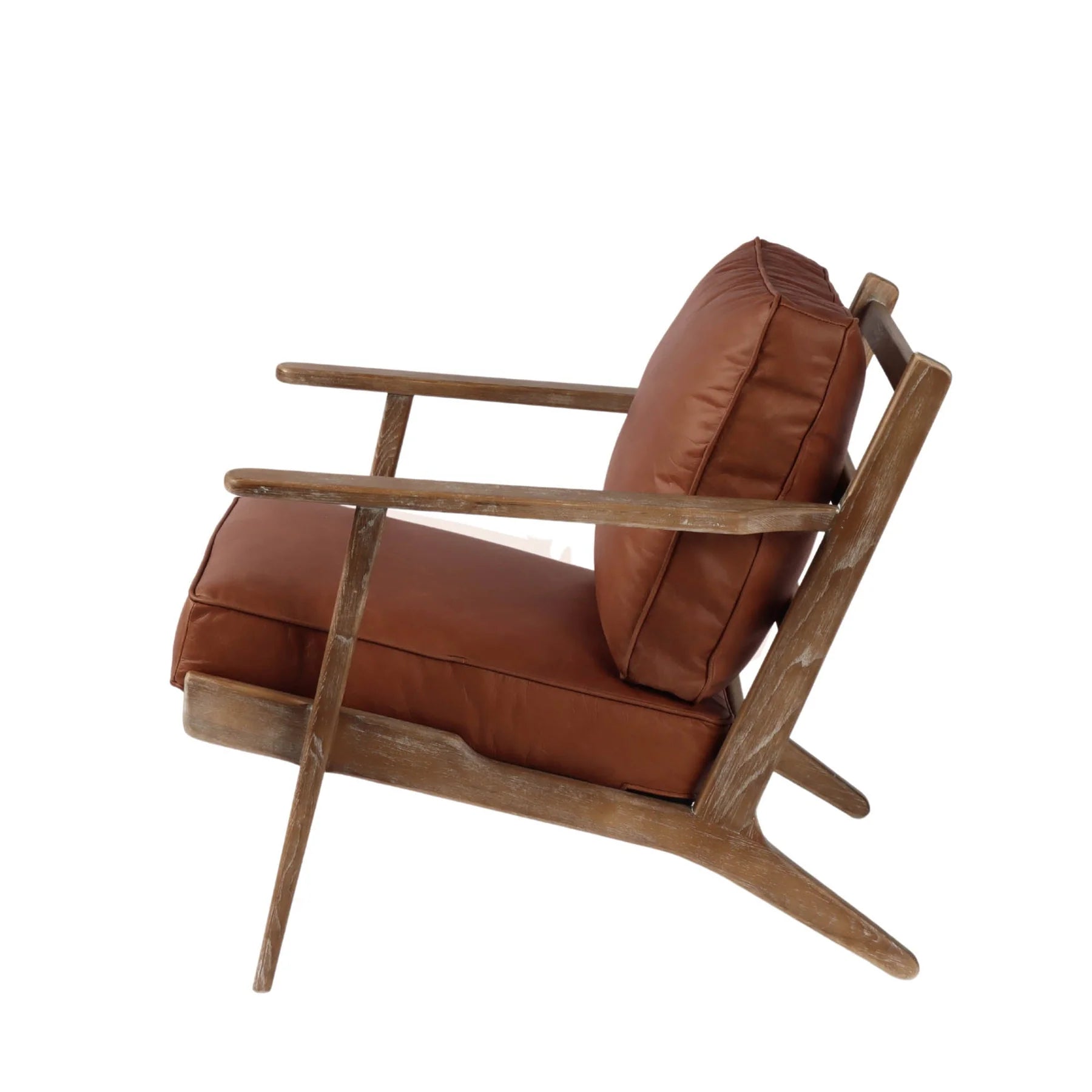 JUNIOR ARM CHAIR - SADDLE BROWN - Calgary Furniture Store