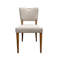 Luella Dining Chair - Sandy Beige/Cool Brown Legs - Calgary Furniture Store