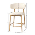 Milo Counter Stool - Savile Flax (TH) - Calgary Furniture Store