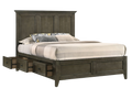 Gray San Mateo Bed with Storage
