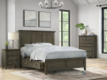 San Mateo Solid Wood Storage Bed