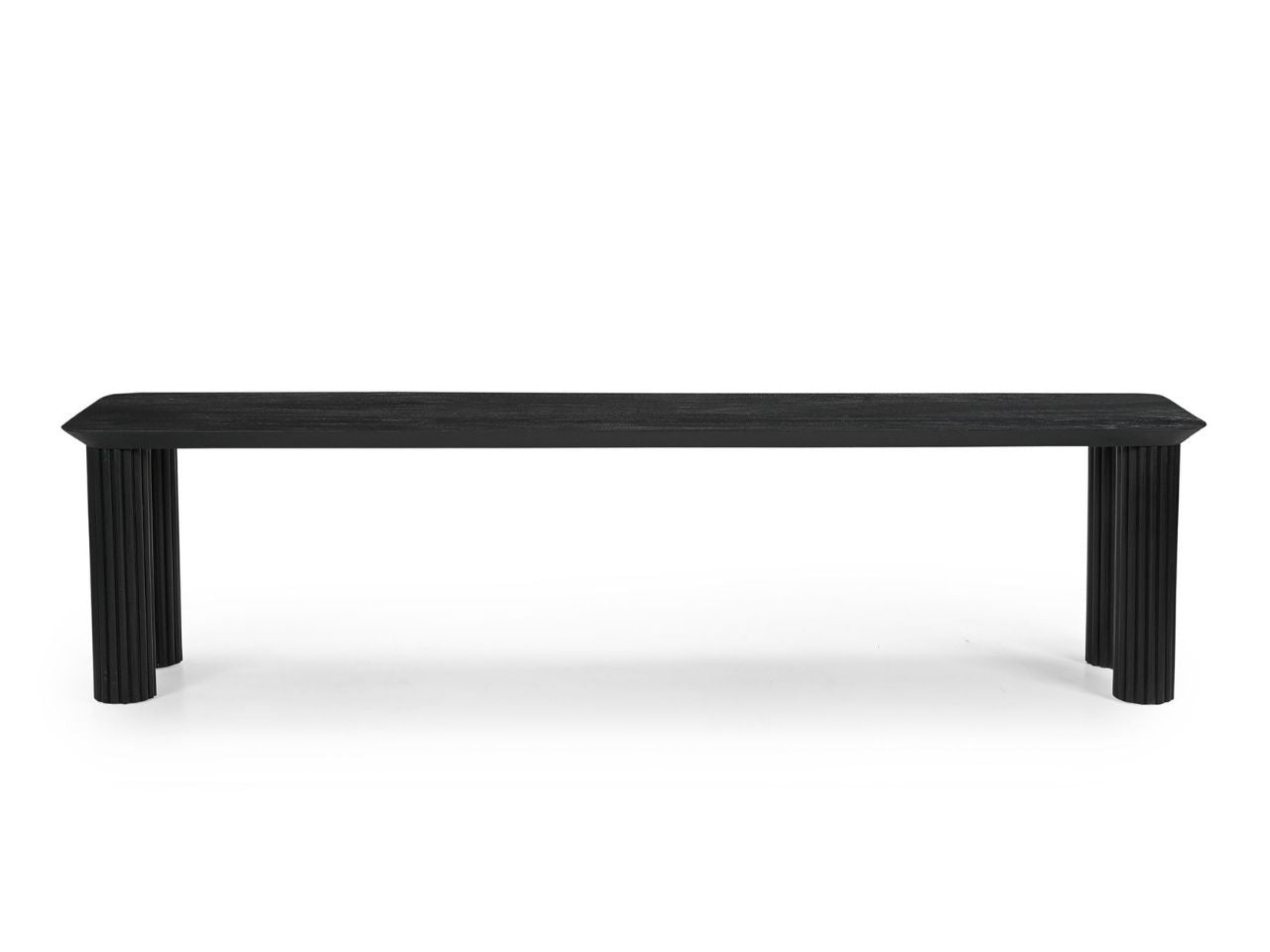 Sangra 71" Bench in Black - Calgary Furniture Store