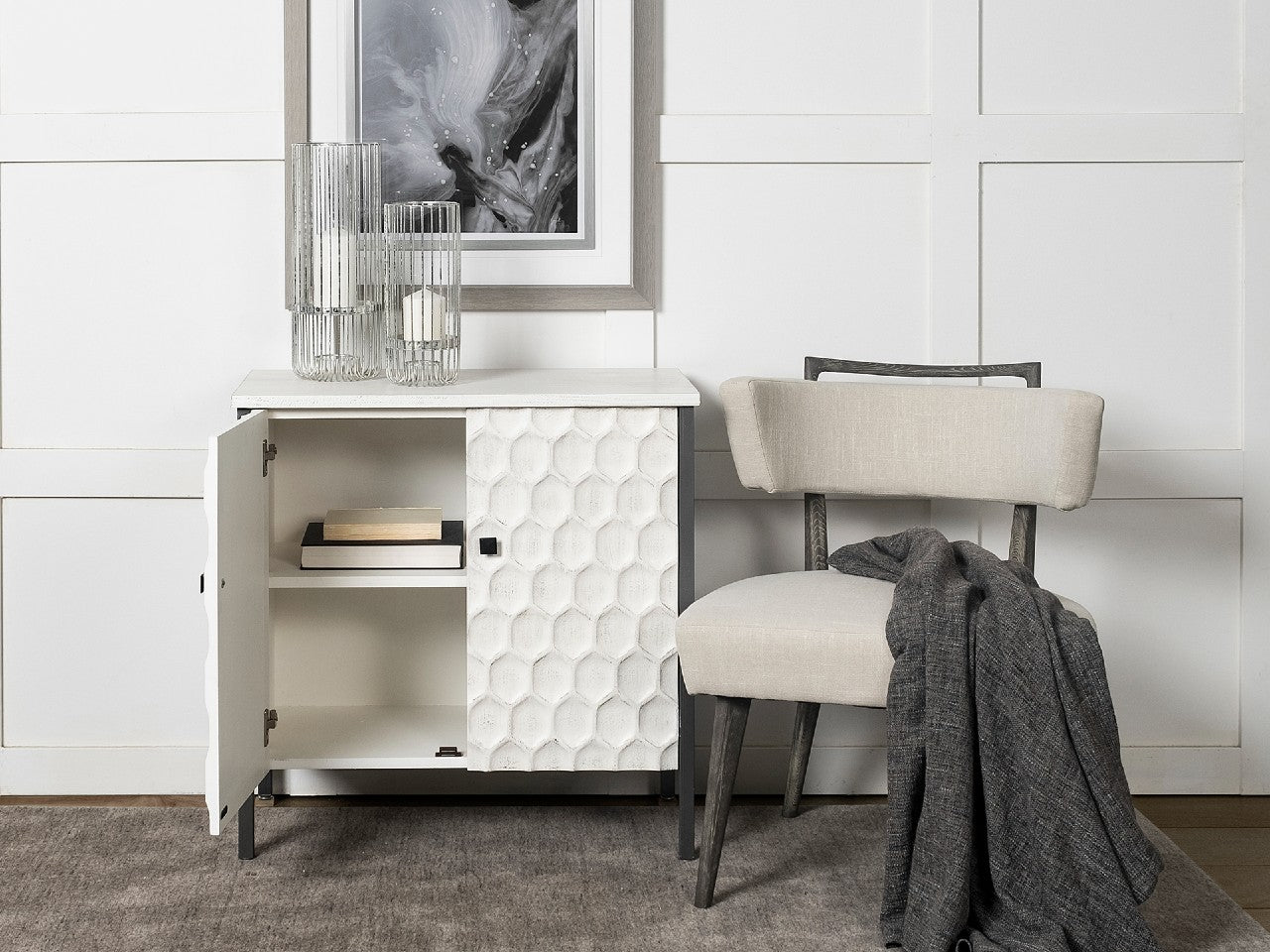 Savannah Accent Cabinet - Calgary Furniture Store