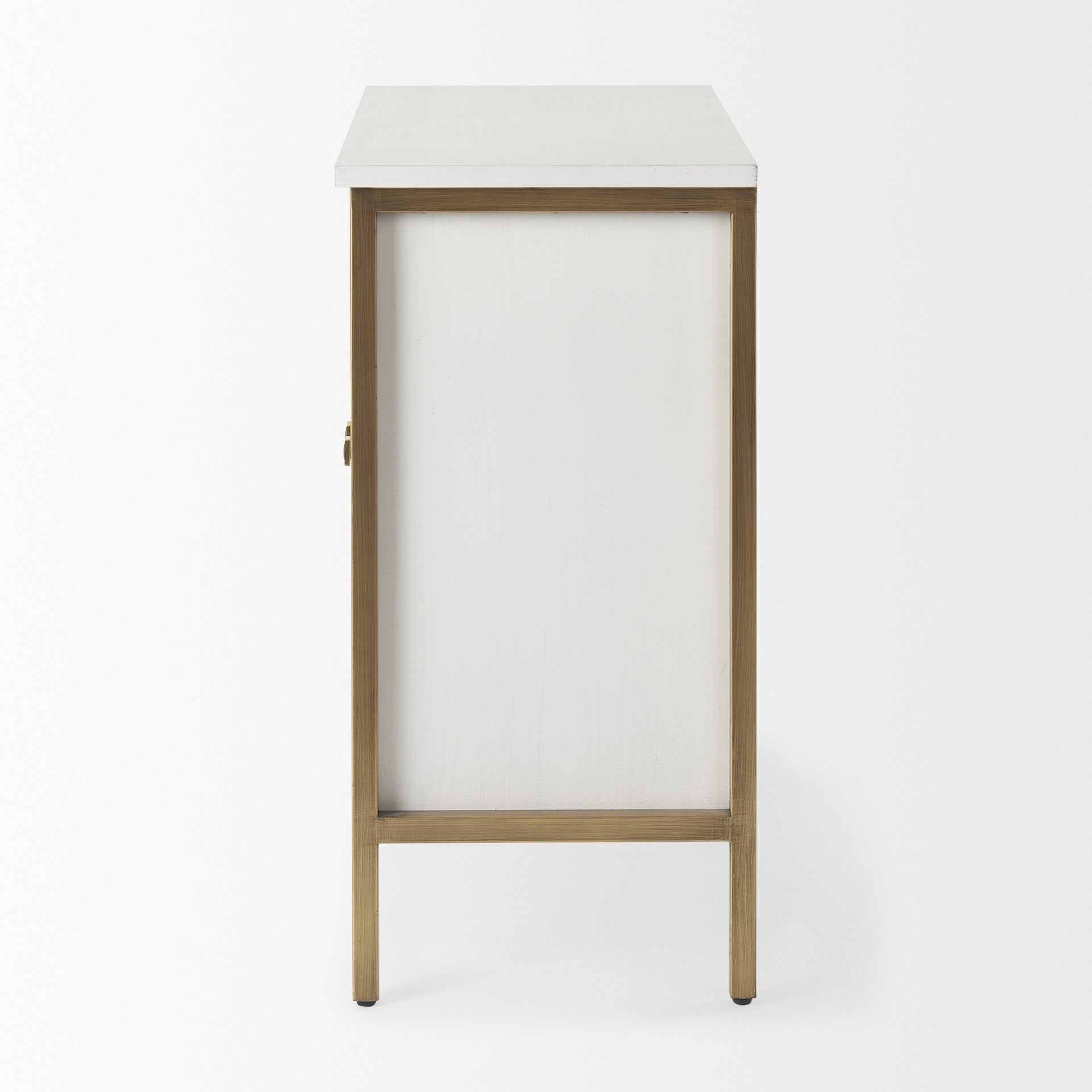 Savannah Gold Accent Cabinet - Calgary Furniture Store