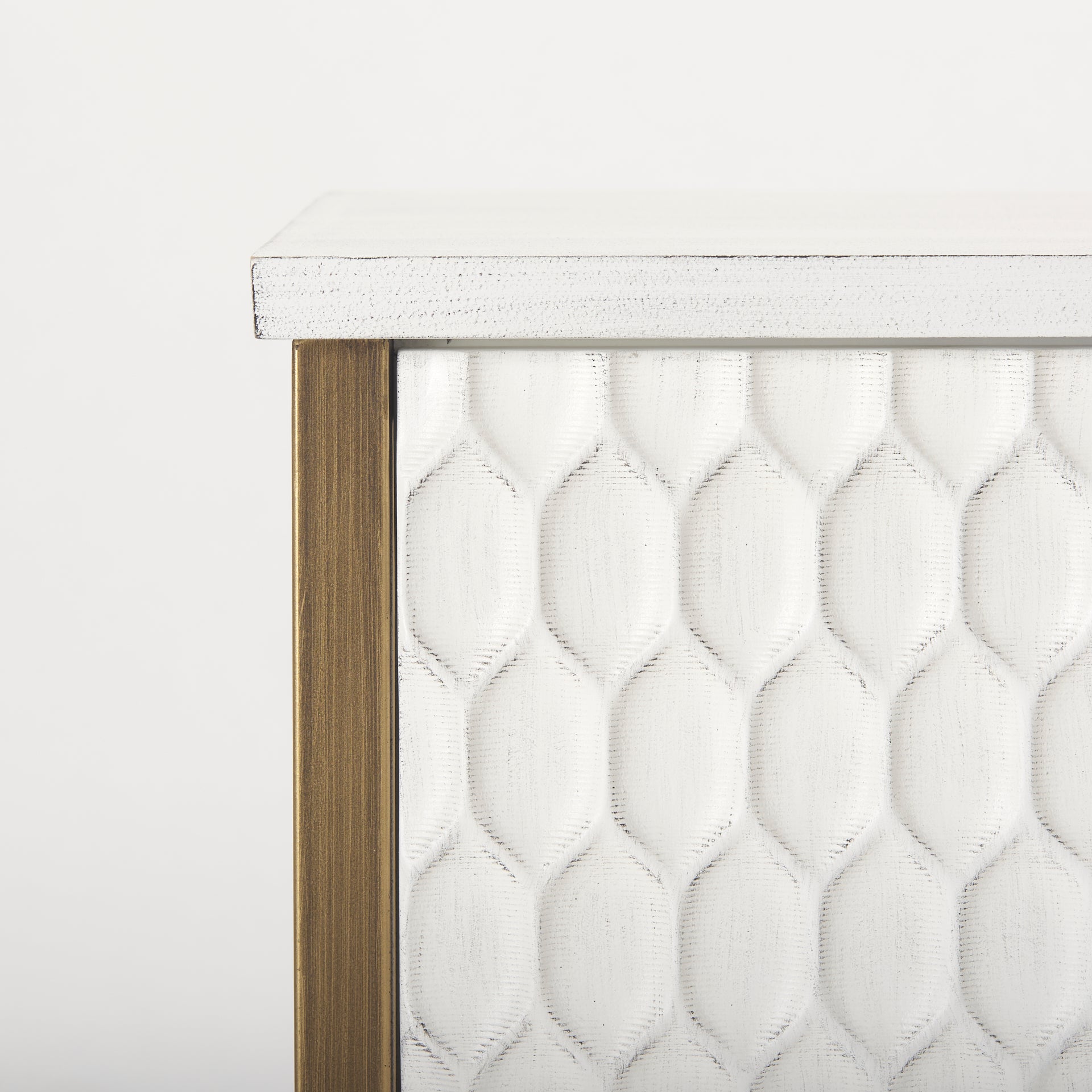 Savannah Gold Accent Cabinet - Calgary Furniture Store