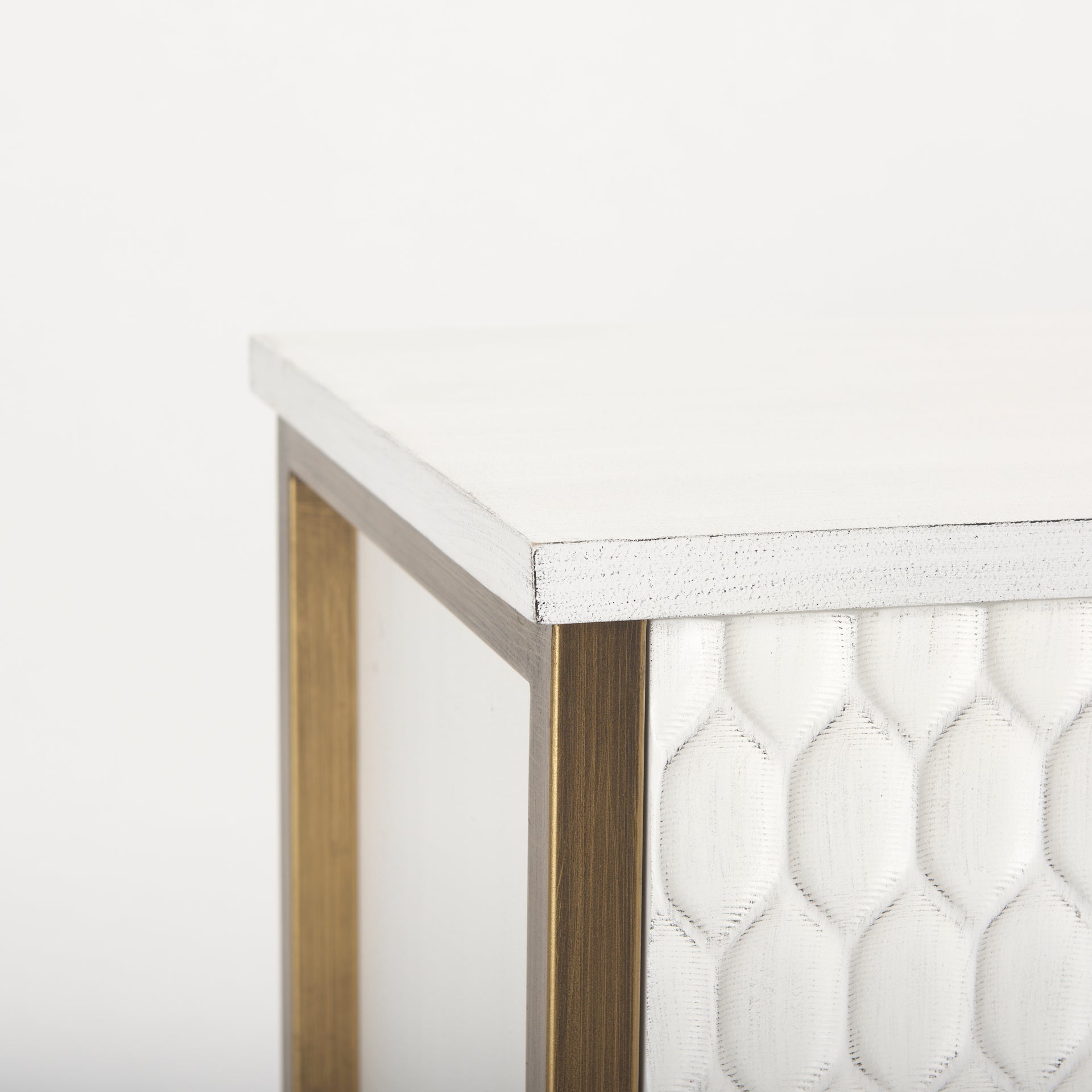 Savannah Gold Accent Cabinet - Calgary Furniture Store