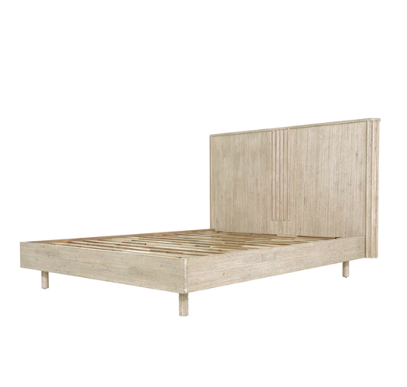 Oasis King Wood Bed - Calgary Furniture Store