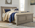 Lettner Sleigh Bed-Storage Option - Calgary Furniture Store