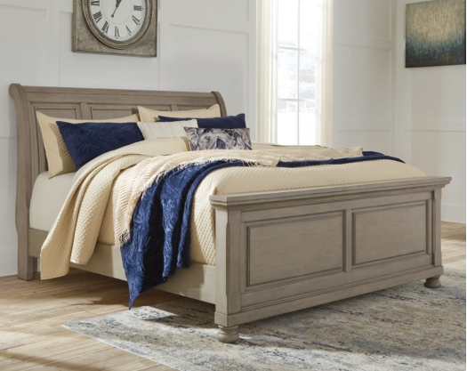 Lettner Sleigh Bed-Storage Option - Calgary Furniture Store