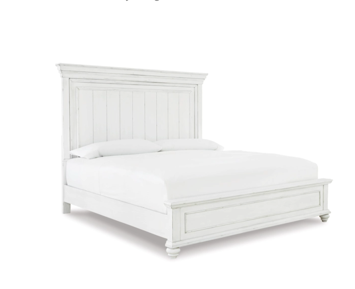 Kanwyn Panel Bed-Storage Bench Option - Calgary Furniture Store
