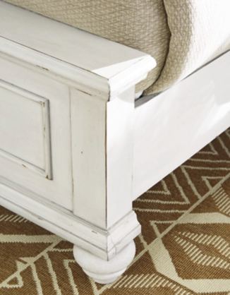 Kanwyn Panel Bed-Storage Bench Option - Calgary Furniture Store