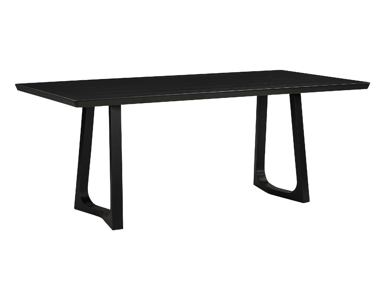 Silas Dining Table - Black Ash - Calgary Furniture Store