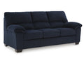 SimpleJoy Corduroy Sofa, Casual Contemporary 3-Seater with Plush Cushions in Calgary in a white background