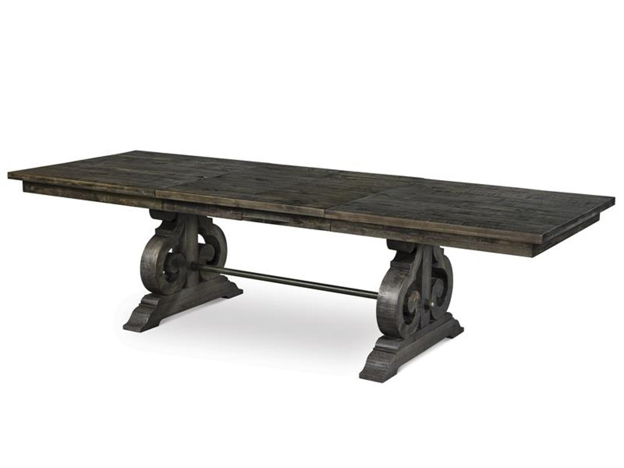 Solid Wood Extension Table - Black | Calgary Furniture Store