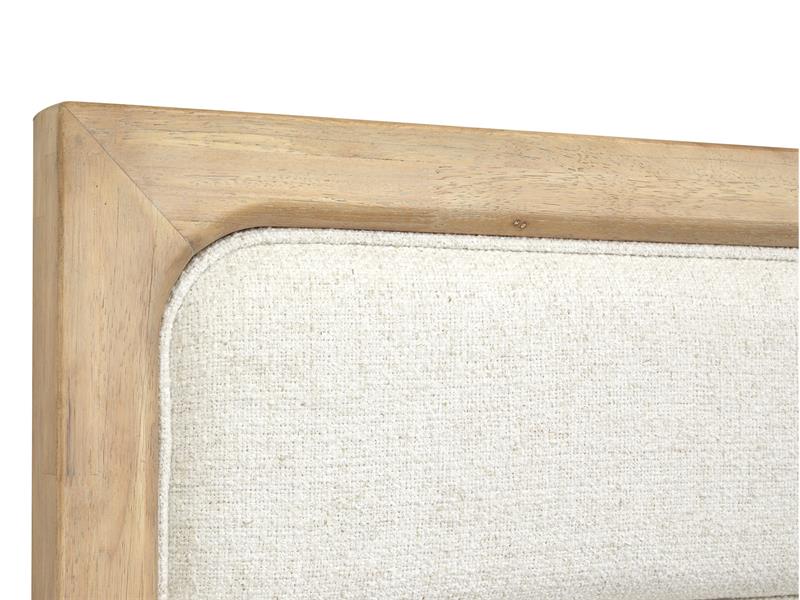 Somerset Complete King Panel Bed w/Upholstered Headboard - Calgary Furniture Store