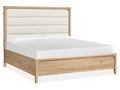 Somerset Complete King Panel Bed w/Upholstered Headboard - Calgary Furniture Store