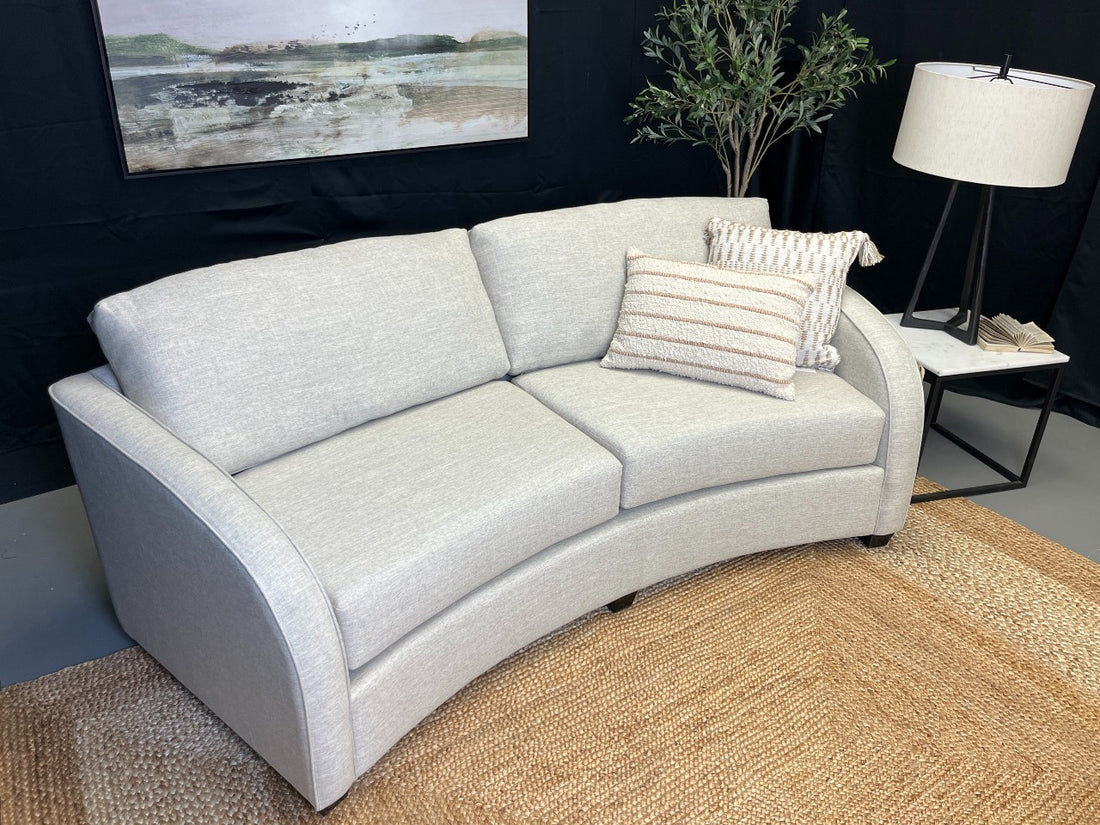 🇨🇦 South Slope 2-Seater Curved Sofa - Calgary Furniture Store