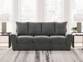 Stairatt Upholstered 3-Seater Sofa Gray Performance Fabric Modern Design in Calgar