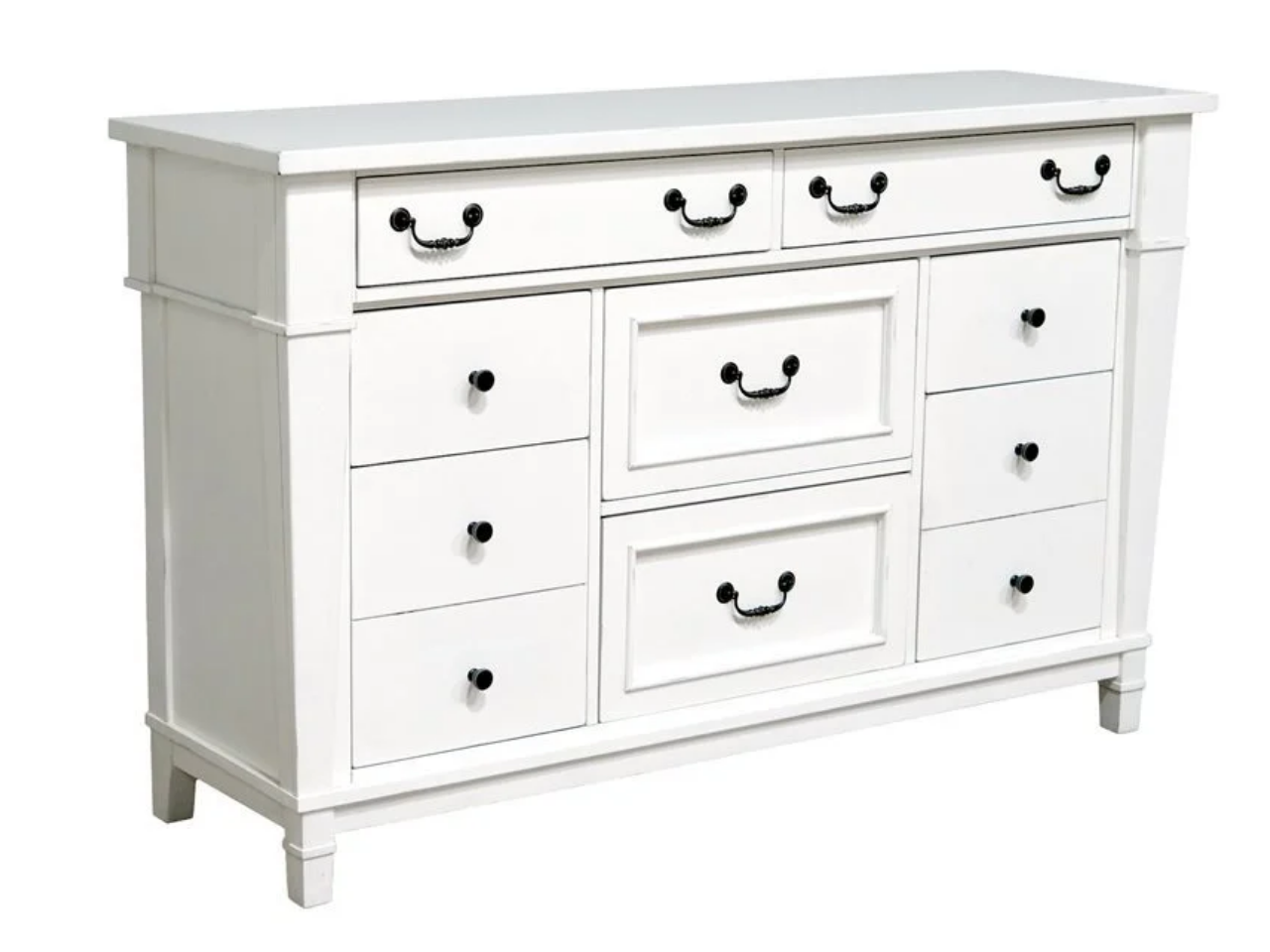 Stoney Creek Dresser in Calgary in a white background