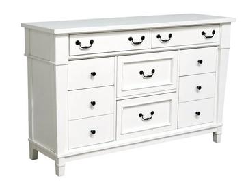 Stoney Creek Dresser in Calgary in a white background