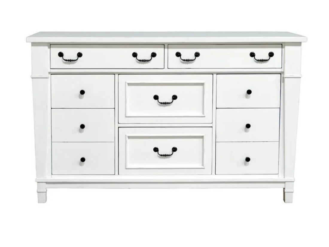 Stoney Creek Dresser in Calgary in a white background