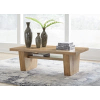 Kristiland Rectangular Cocktail Table - Calgary Furniture Store