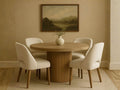 Terra Light Brown Wood Round Dining Table | Calgary Furniture Store