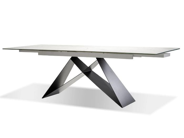 The 94" W Extending Dining Table - Calgary Furniture Store