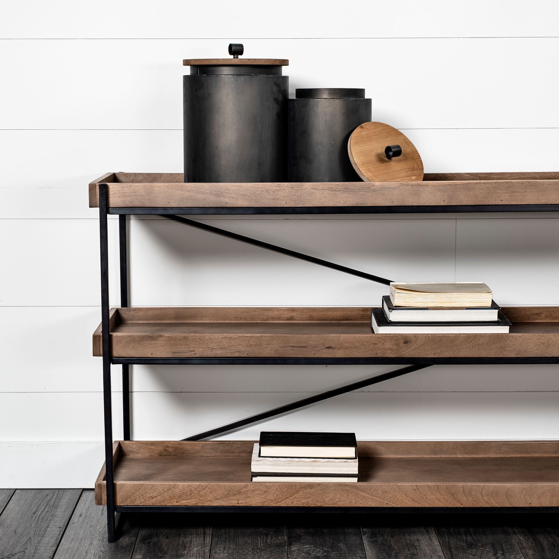 Trey Brown Console Table  at Showhome Furniture | Calgary Furniture Store | Calgary Furniture Store