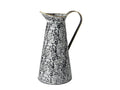 Colette Large Black/White Patterned Vase - Calgary Furniture Store