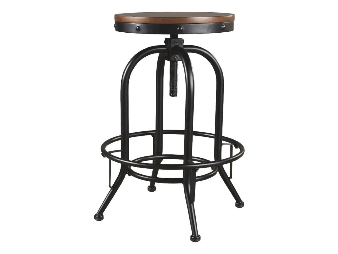 Valebeck Ironwood Bar Stool - Calgary Furniture Store