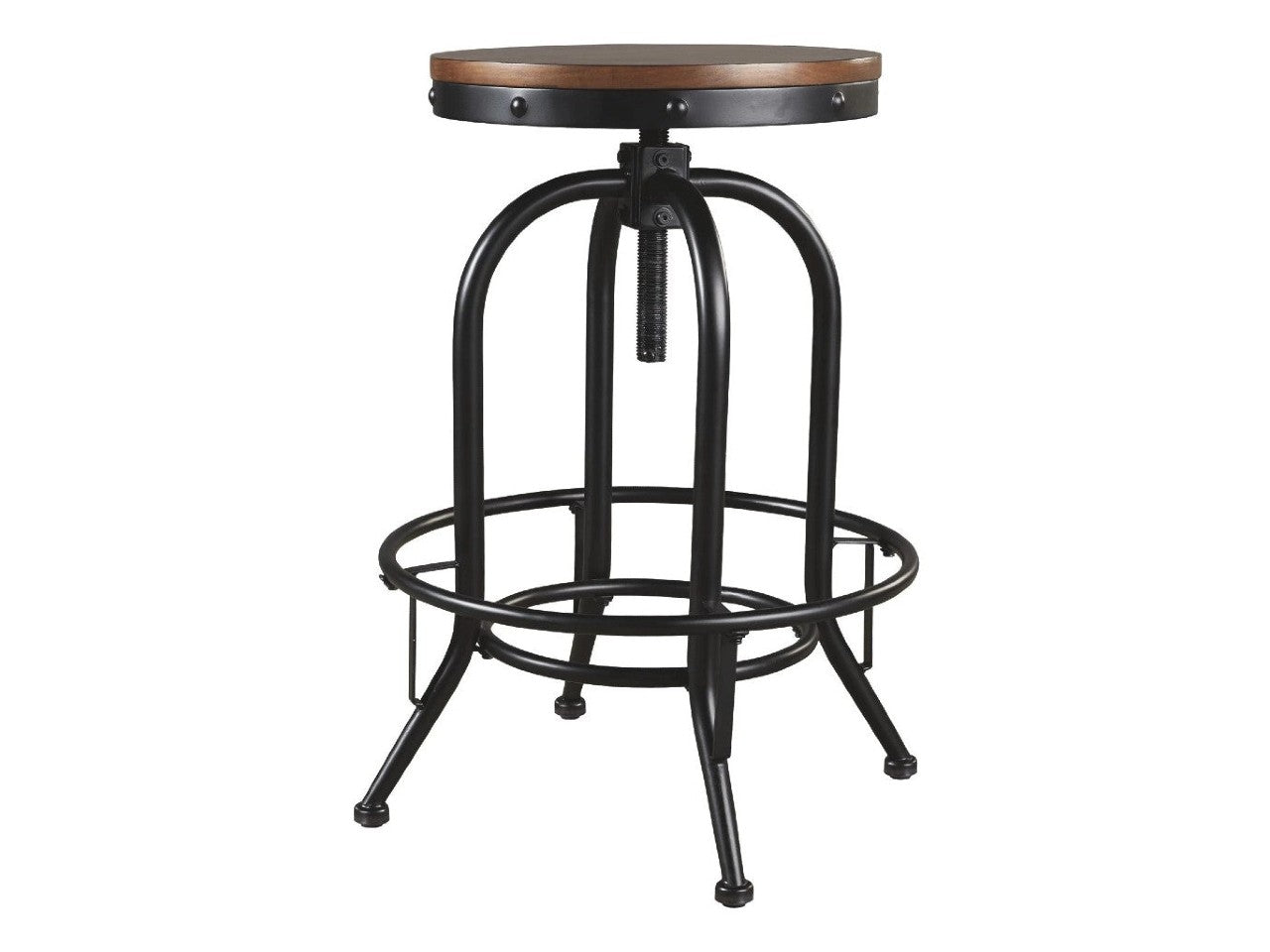 Valebeck Ironwood Bar Stool - Calgary Furniture Store