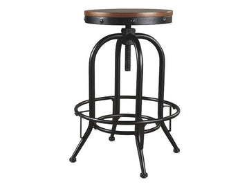Valebeck Ironwood Bar Stool - Calgary Furniture Store